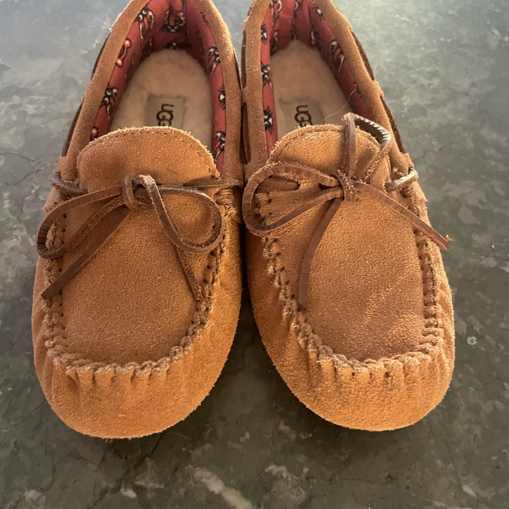 UGG Brown Suede Slippers